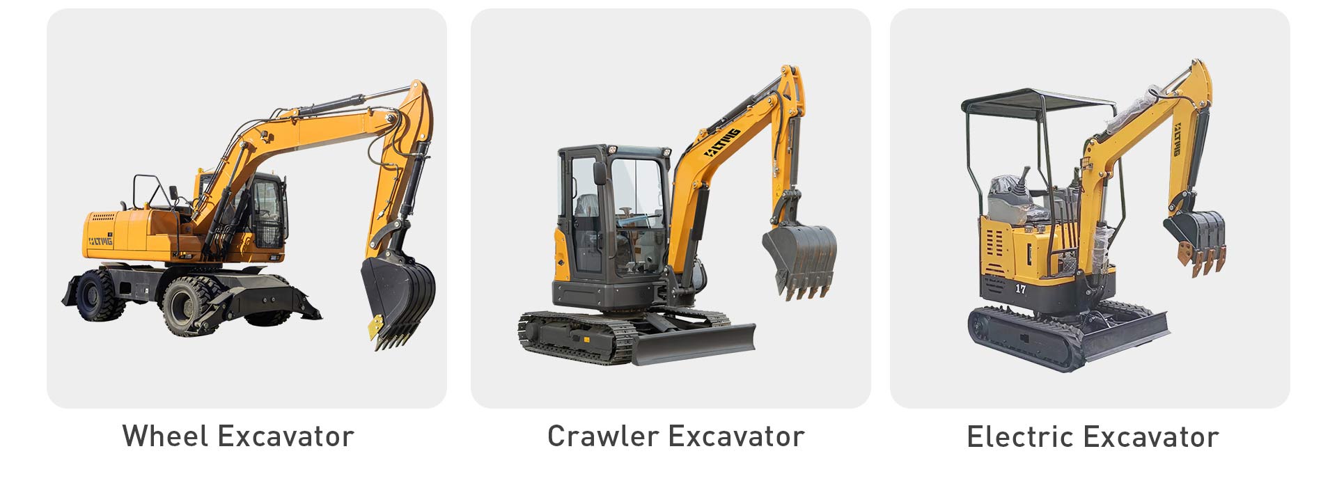 excavator factory price