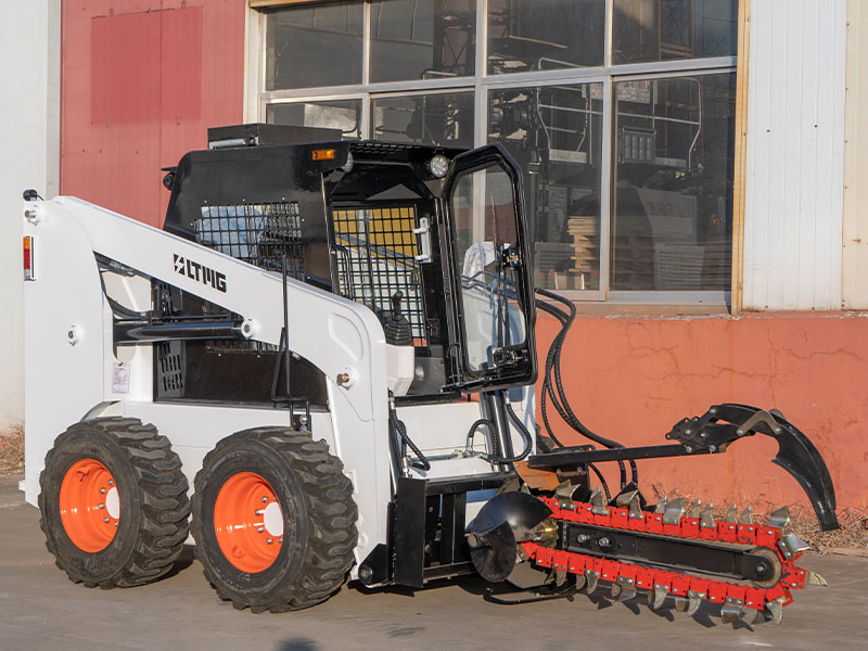 skid steer with attachments for sale