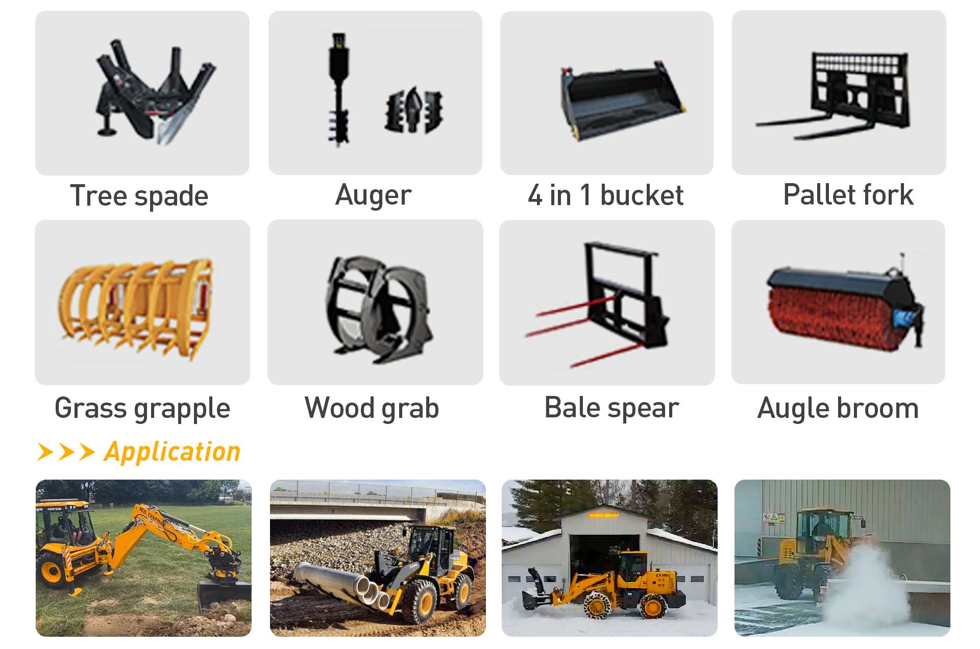 backhoe loader attachments