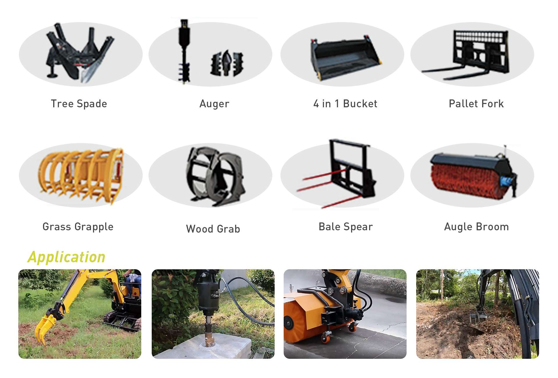 attachments for wheel loader