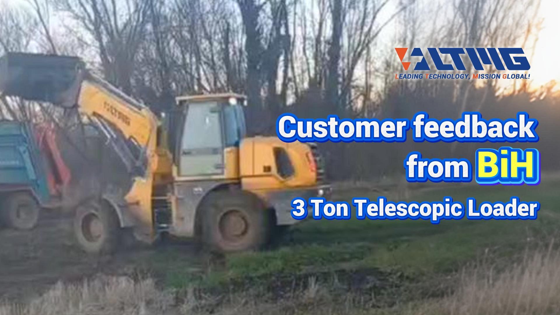 3 ton telescopic loader application