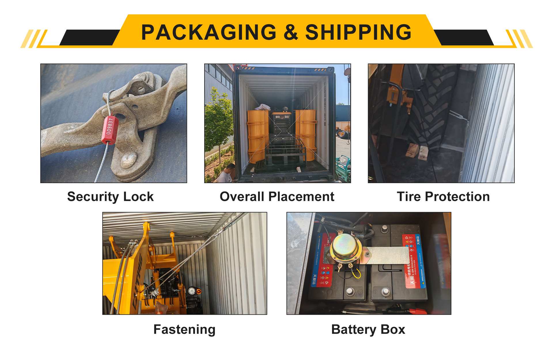 Shippment of Mini Wheel Loader