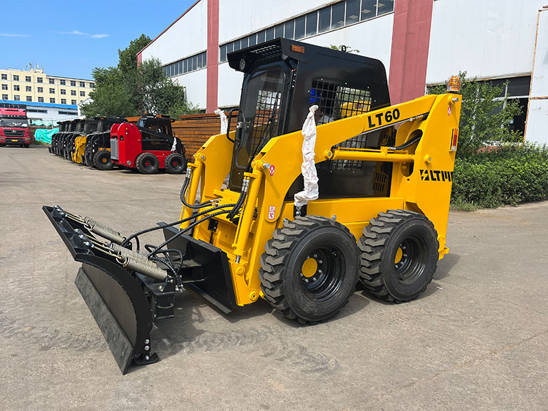 skid steer loader with snow blade skid steer loader with snow blade