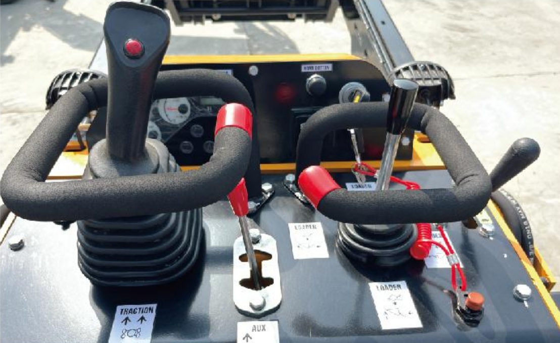 Skid steer loader control interface